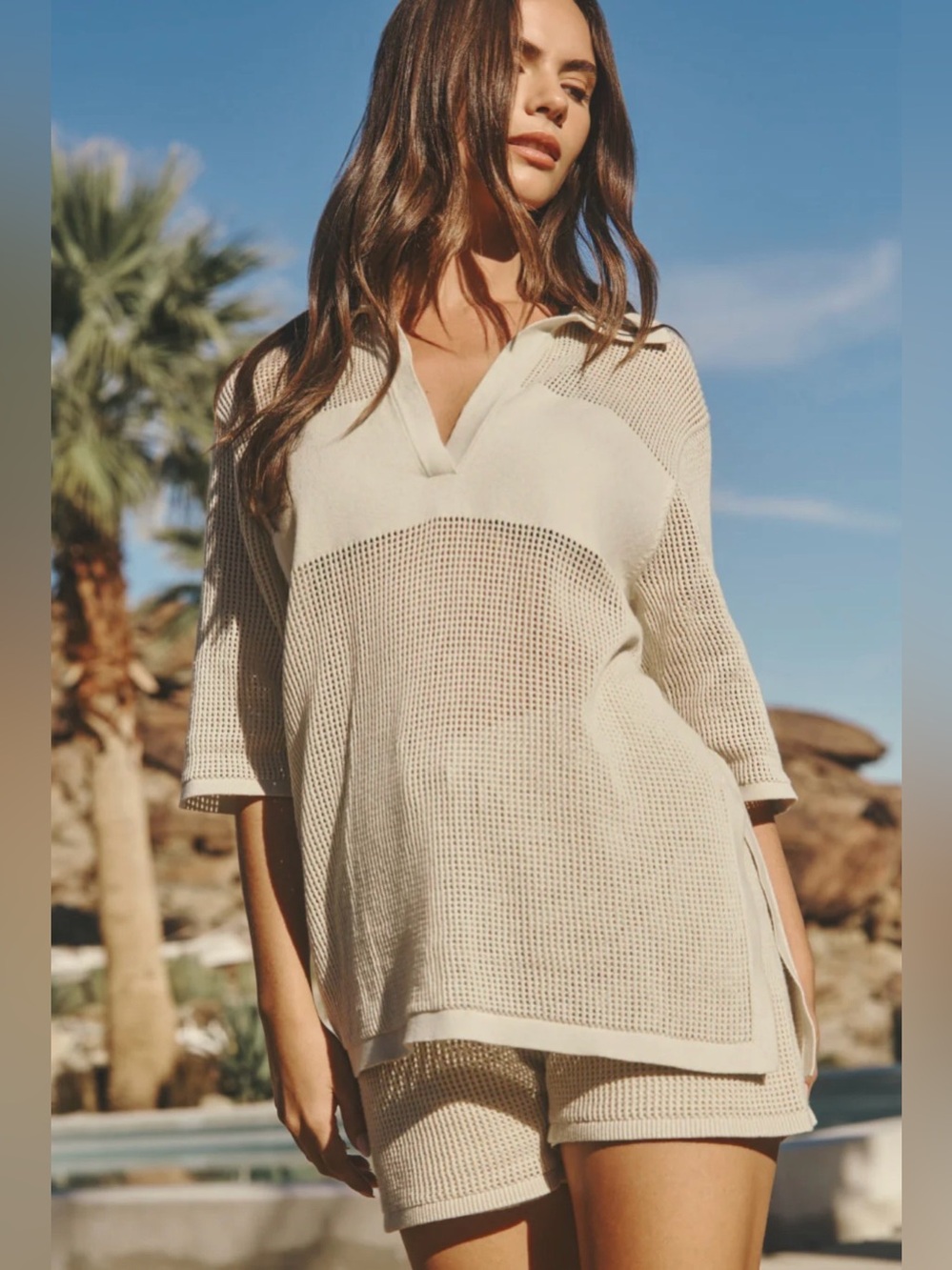 NWT Cream Knit Top
